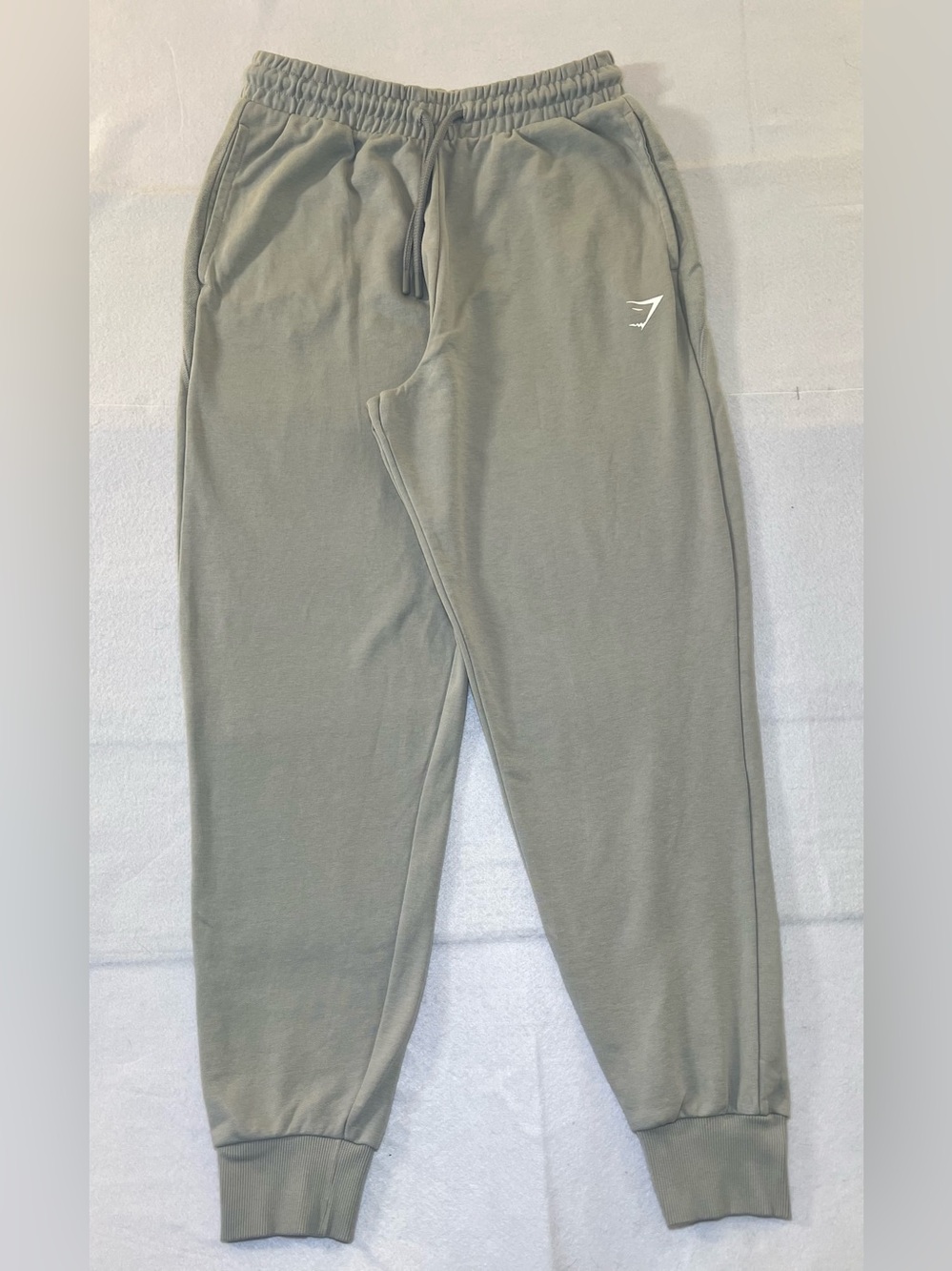 Gymshark Women’s Power Jogger, Loopback Lifting Sweatpants, Core Olive,Small